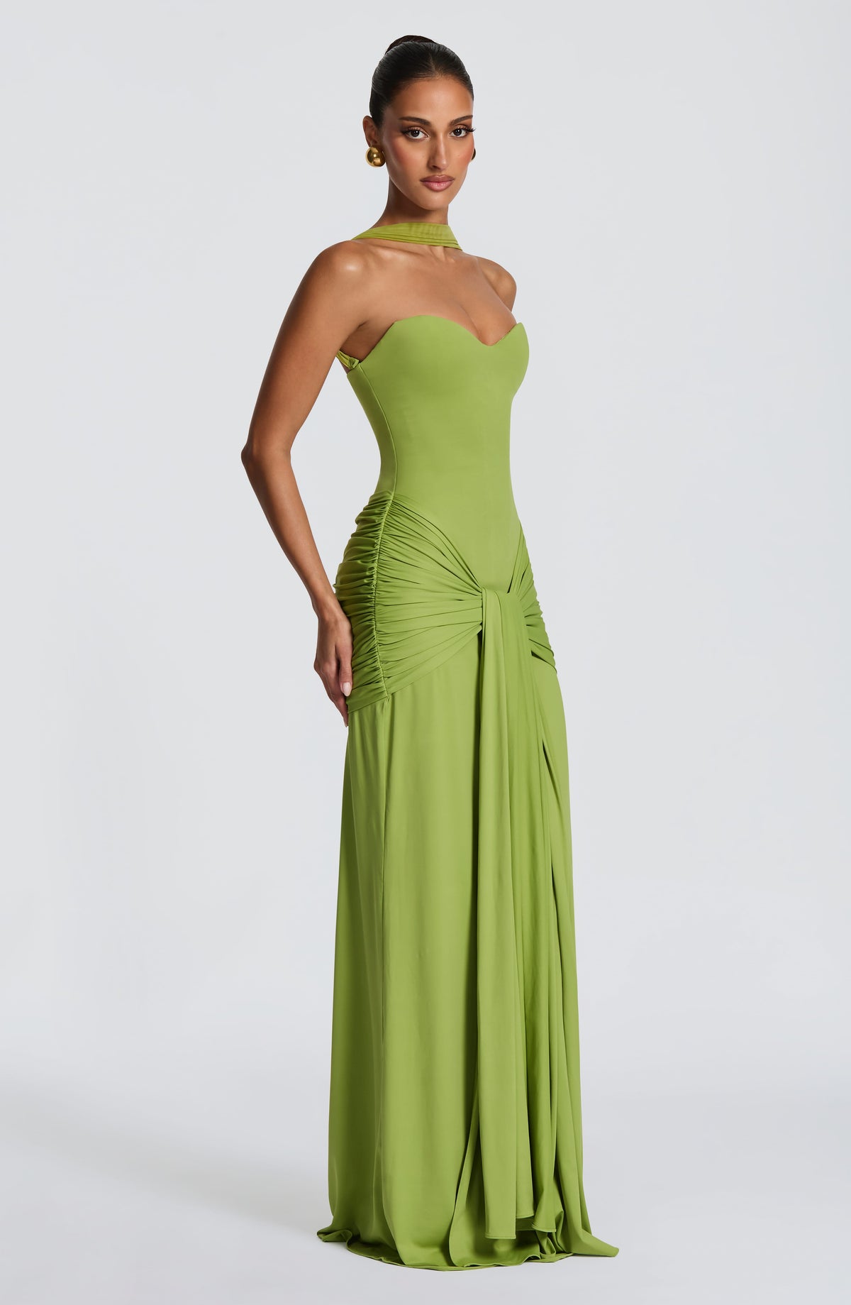 Belavie Giella Maxi Dress - Olive