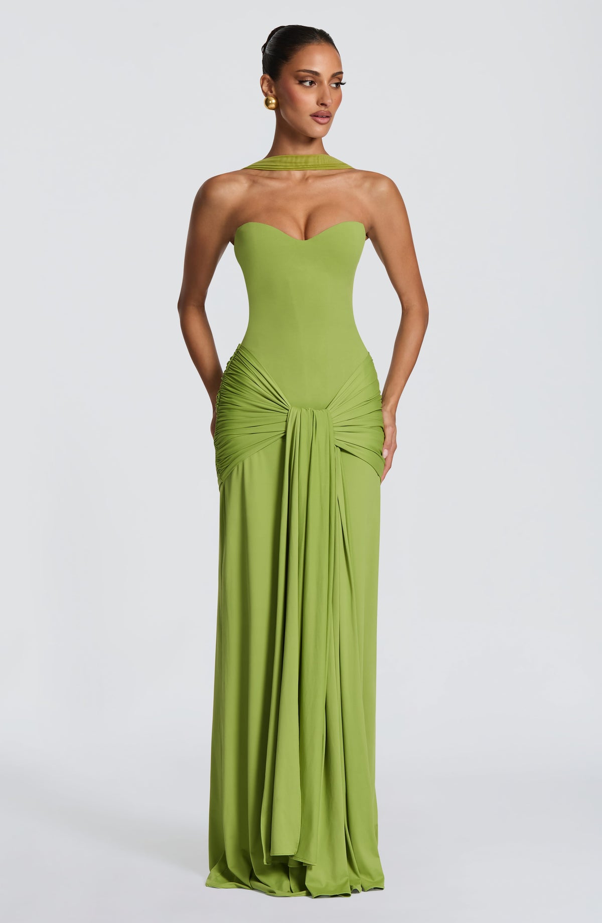 Belavie Giella Maxi Dress - Olive