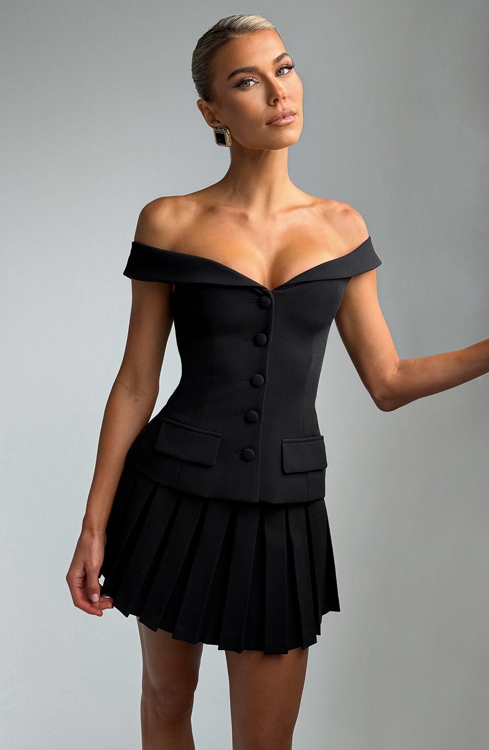 Belavie Gretchenne Mini Skirt - Black