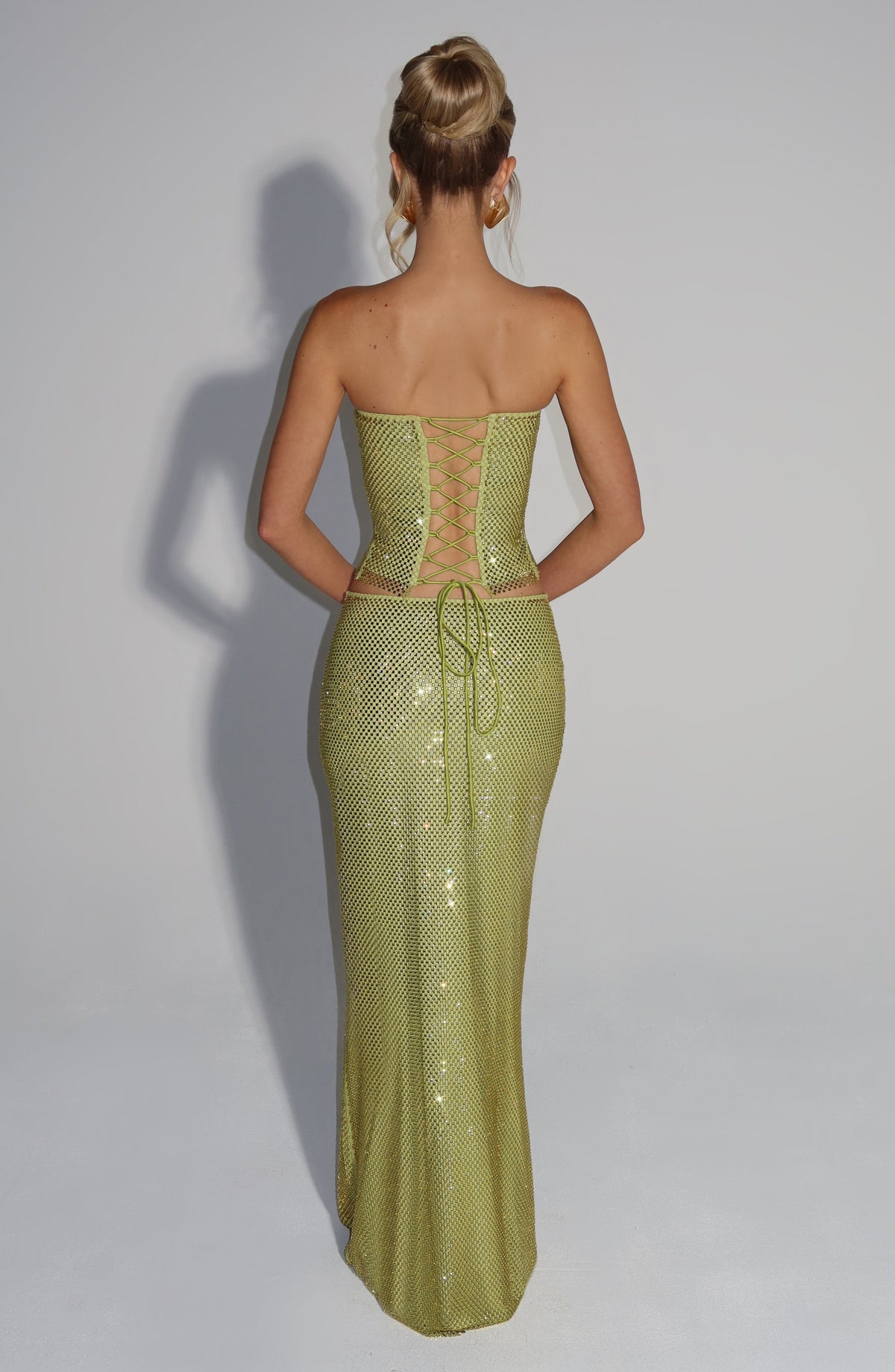 Belavie Halia Maxi Skirt - Olive