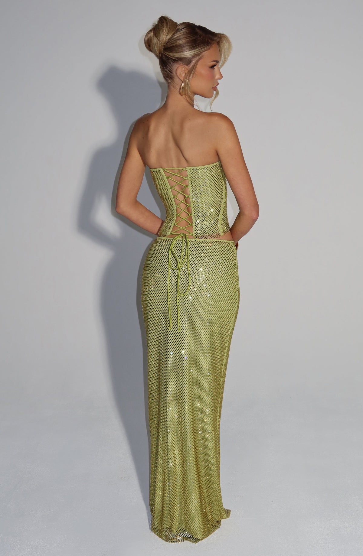 Belavie Halia Maxi Skirt - Olive