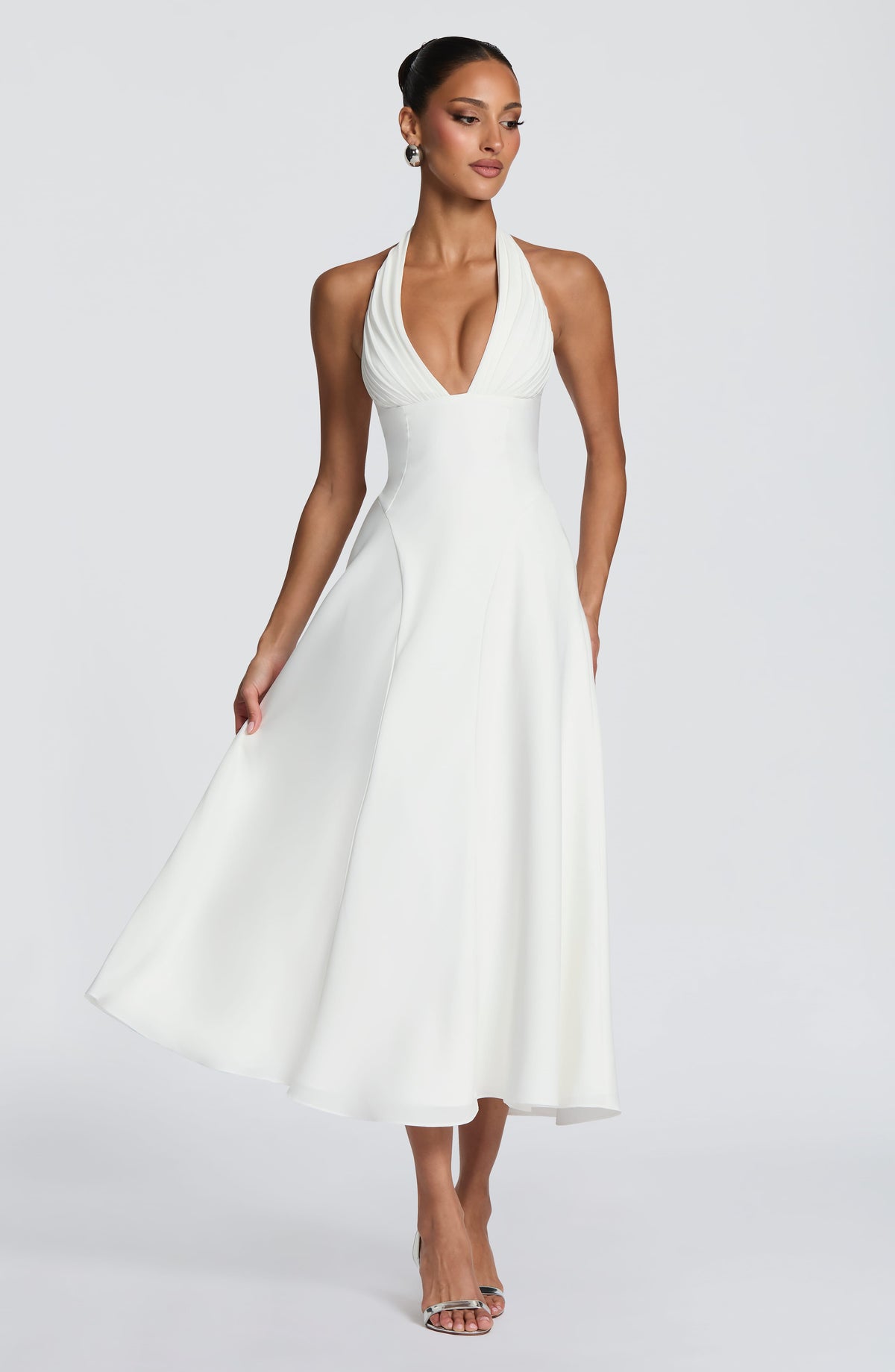 Belavie Haydenne Midi Dress - Ivory