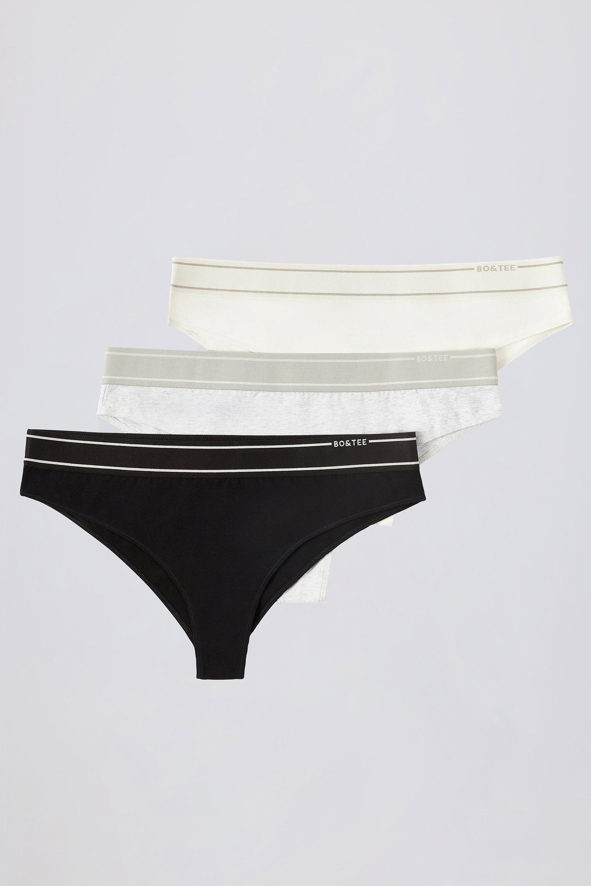 Belavie High-Waist Cheeky Briefs Bundle in Multi