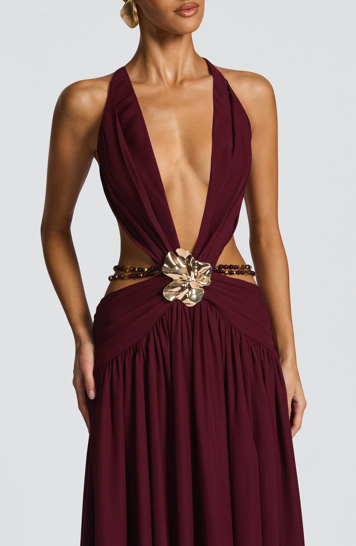 Belavie Indiannella Maxi Dress - Cherry Lacquer