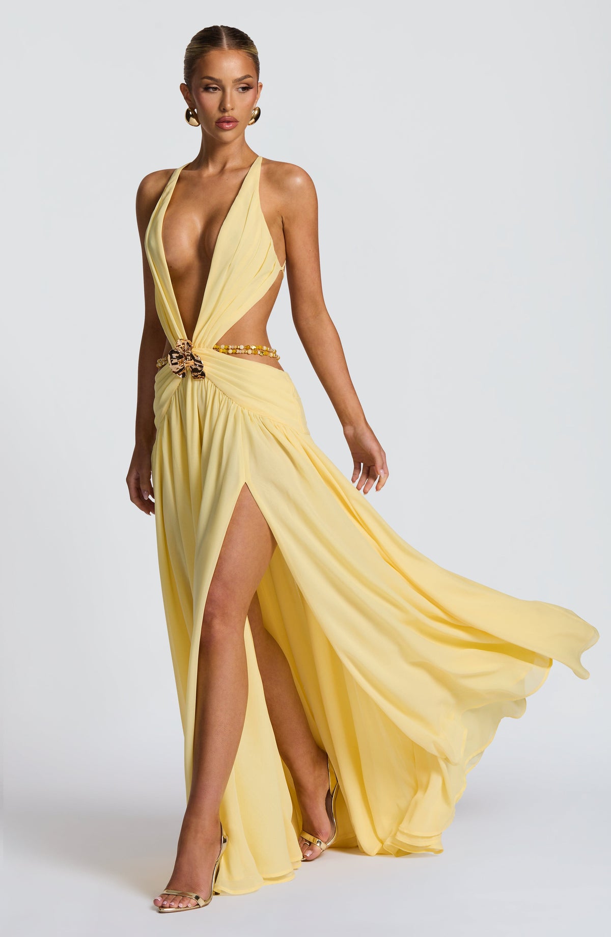 Belavie Indiannella Maxi Dress - Lemon