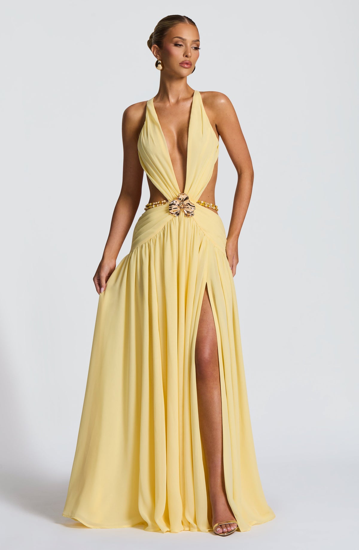 Belavie Indiannella Maxi Dress - Lemon