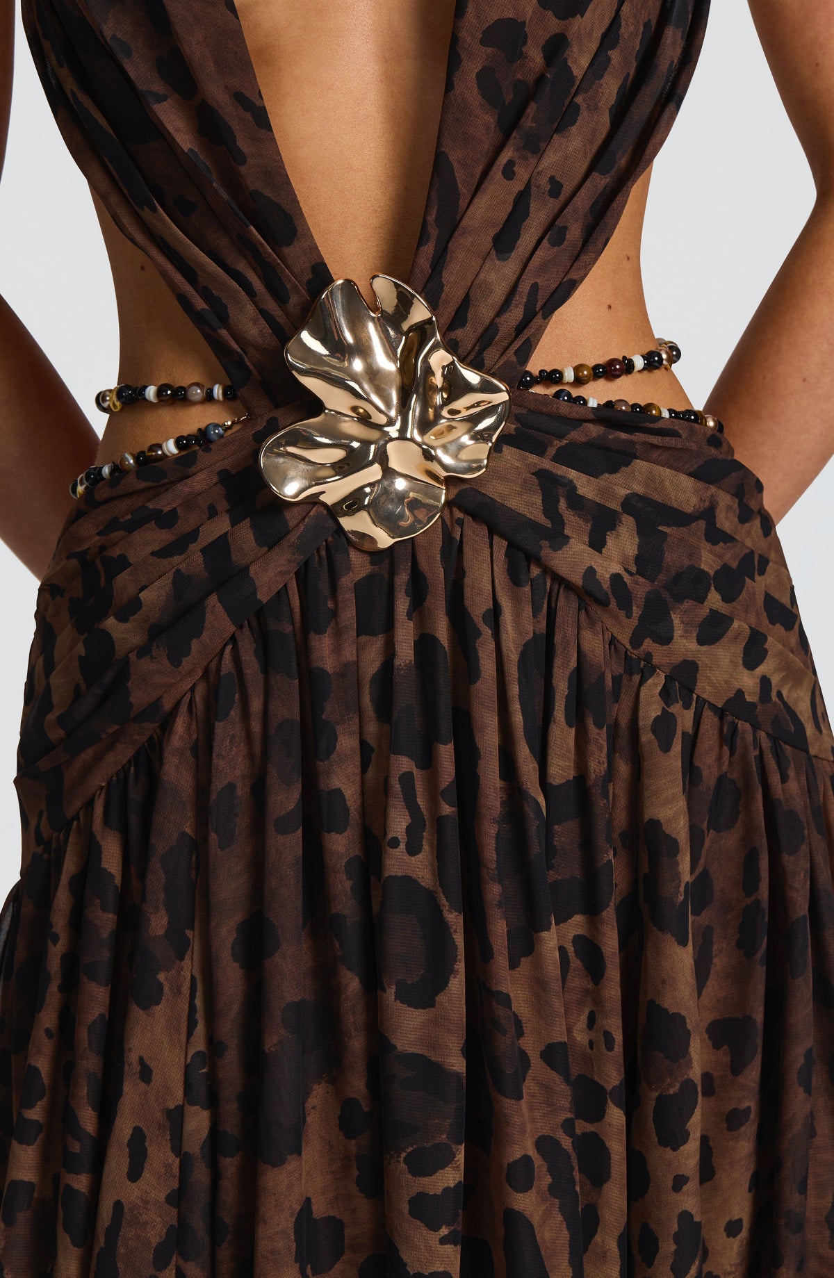 Belavie Indiannella Maxi Dress - Leopard Print