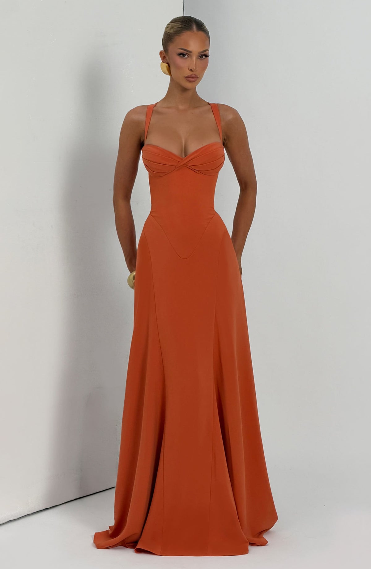 Belavie Iriella Maxi Dress - Burnt Orange