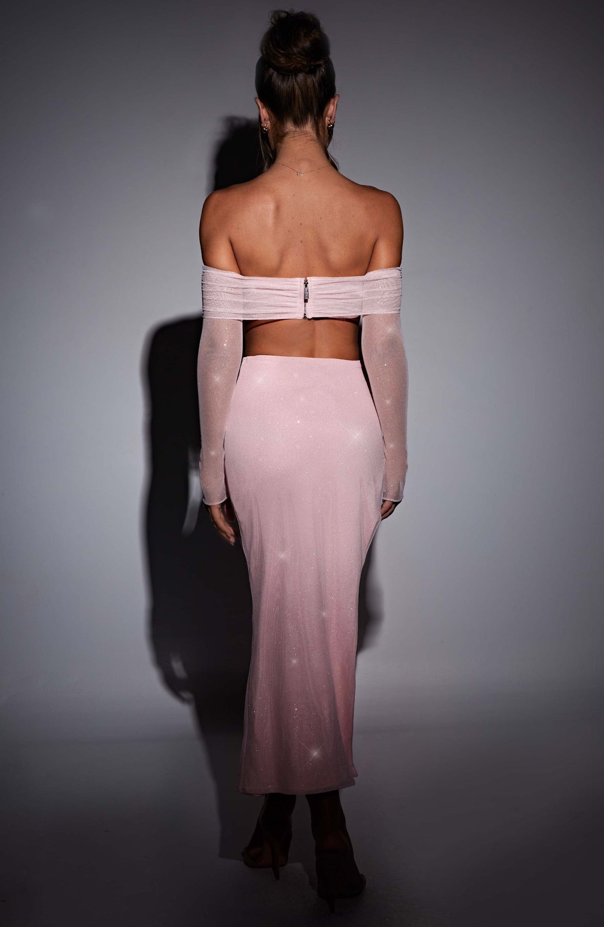 Belavie Janella Maxi Skirt - Pink Sparkle