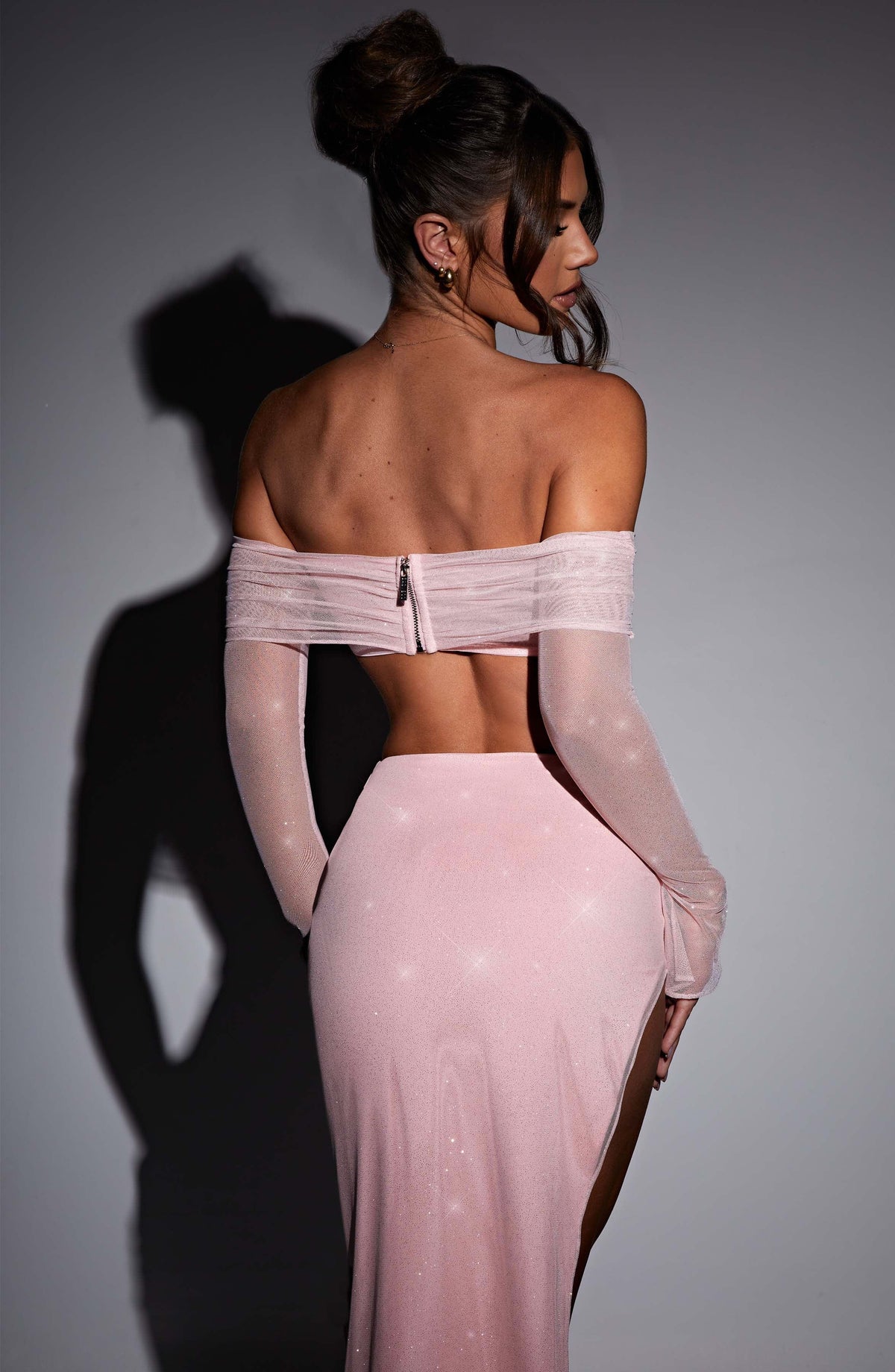 Belavie Janella Maxi Skirt - Pink Sparkle