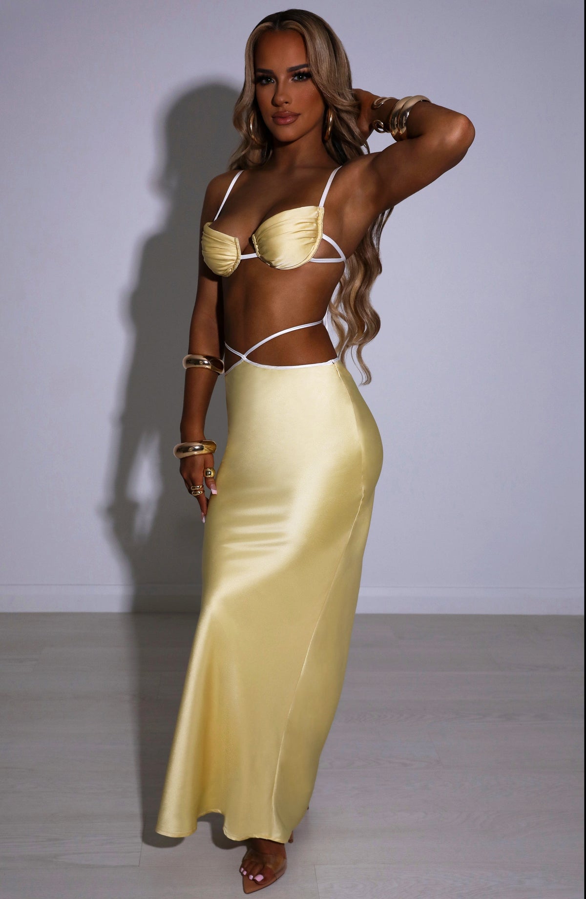 Belavie Jasmynne Maxi Skirt - Lemon