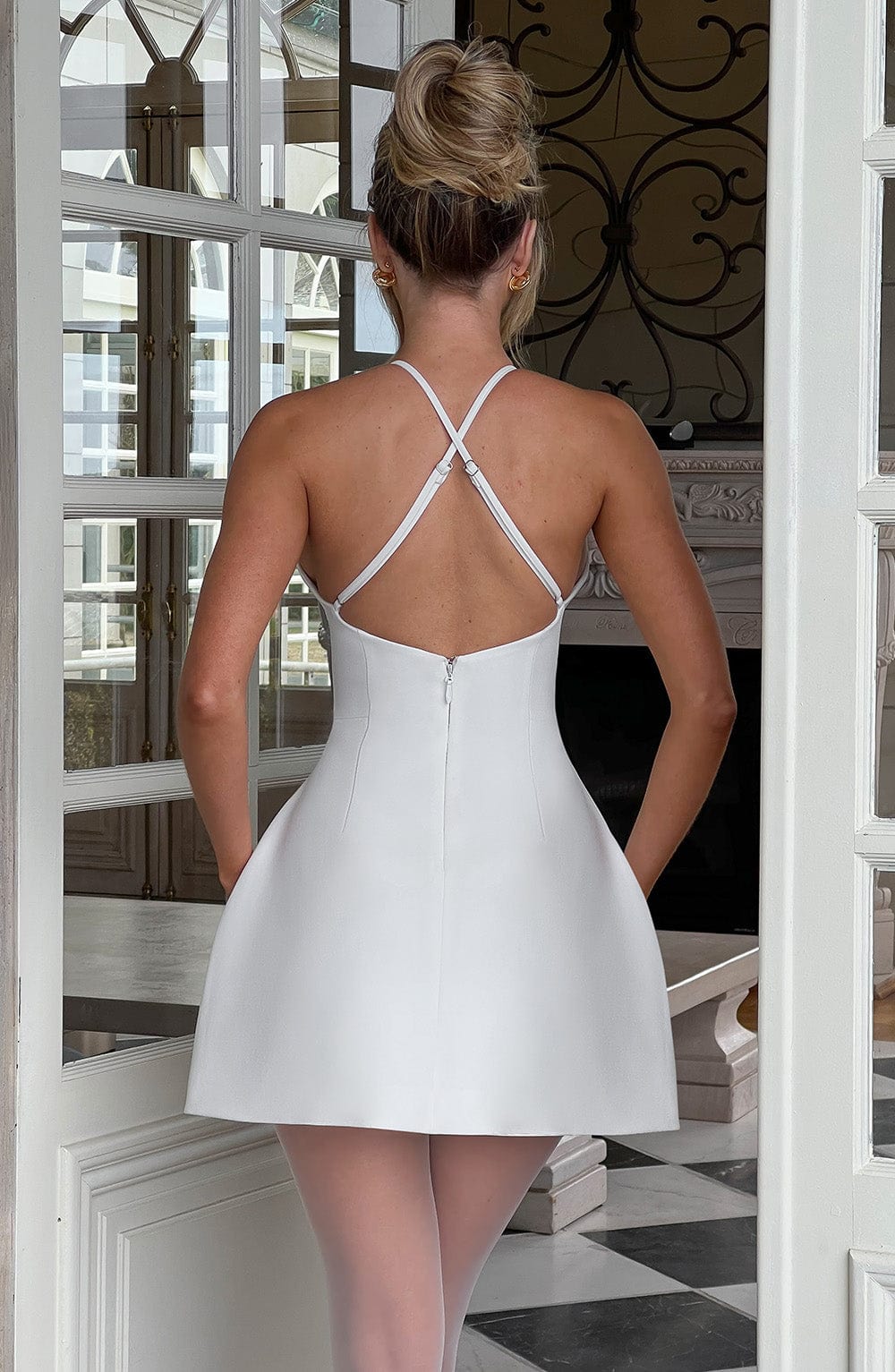Belavie Jaynella Mini Dress - Ivory