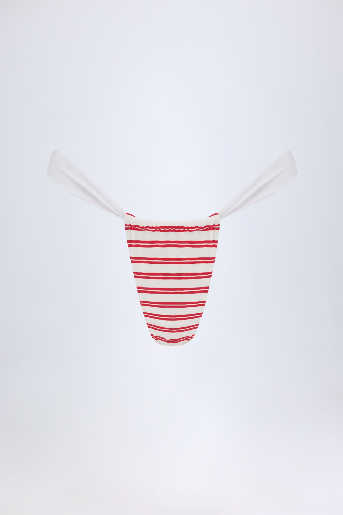 Belavie Kauae Ruched Cheeky Bikini Bottoms in Cherry Red