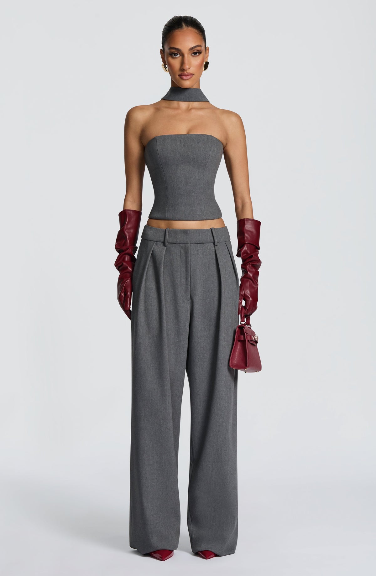 Belavie Kirstia Pants - Grey Marl