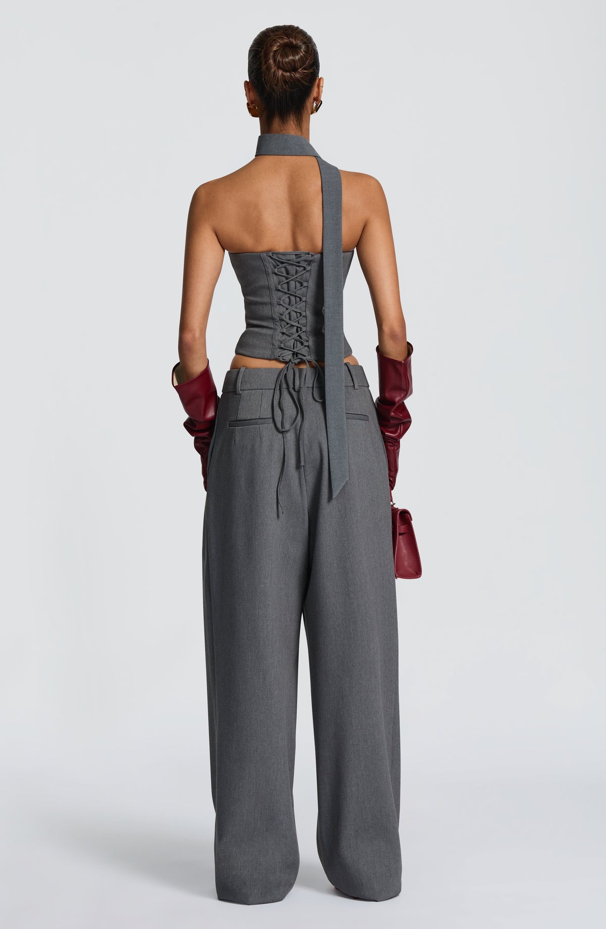 Belavie Kirstia Pants - Grey Marl