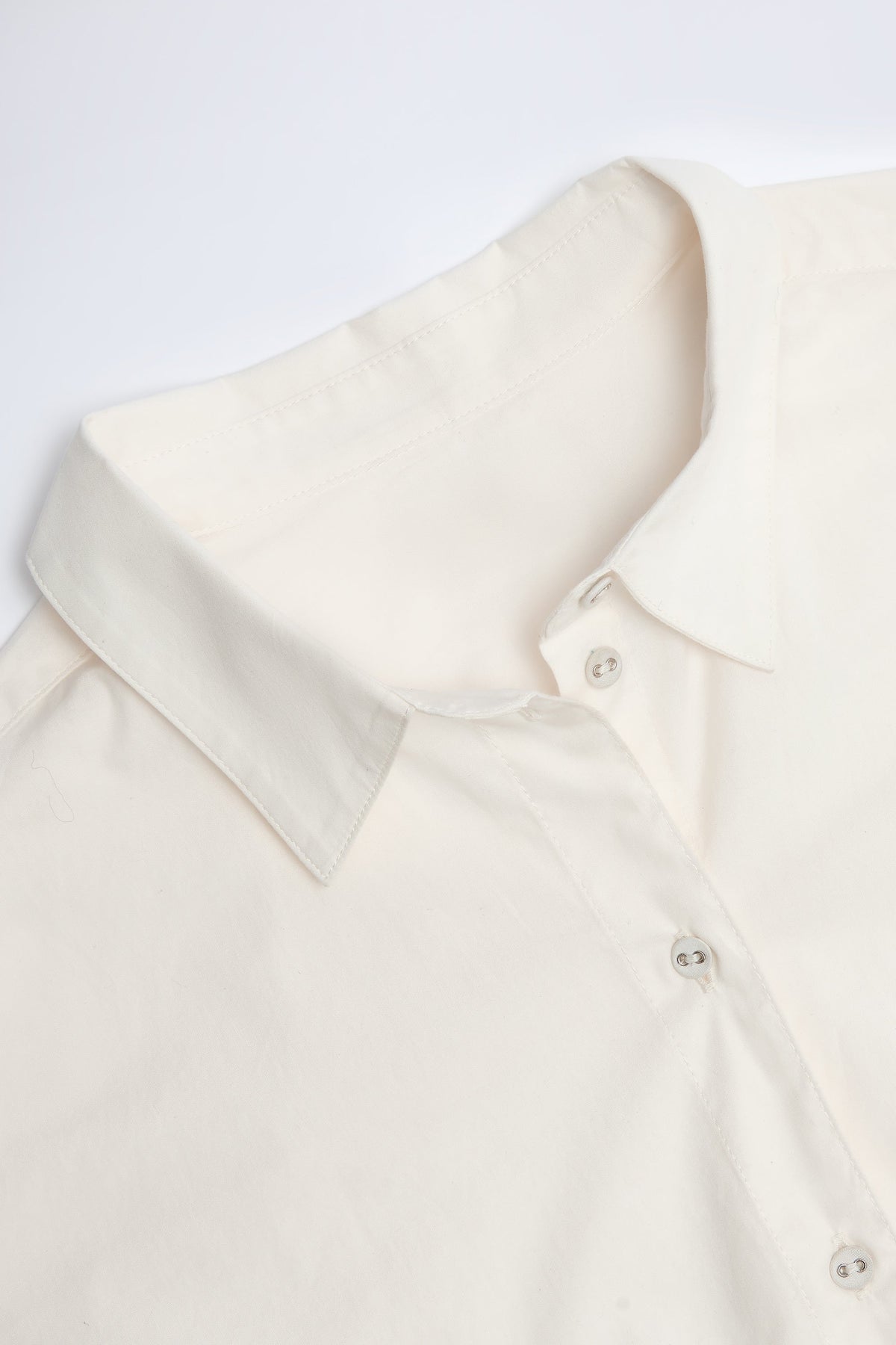 Belavie Lerice Oversized Cotton-Poplin Shirt in White