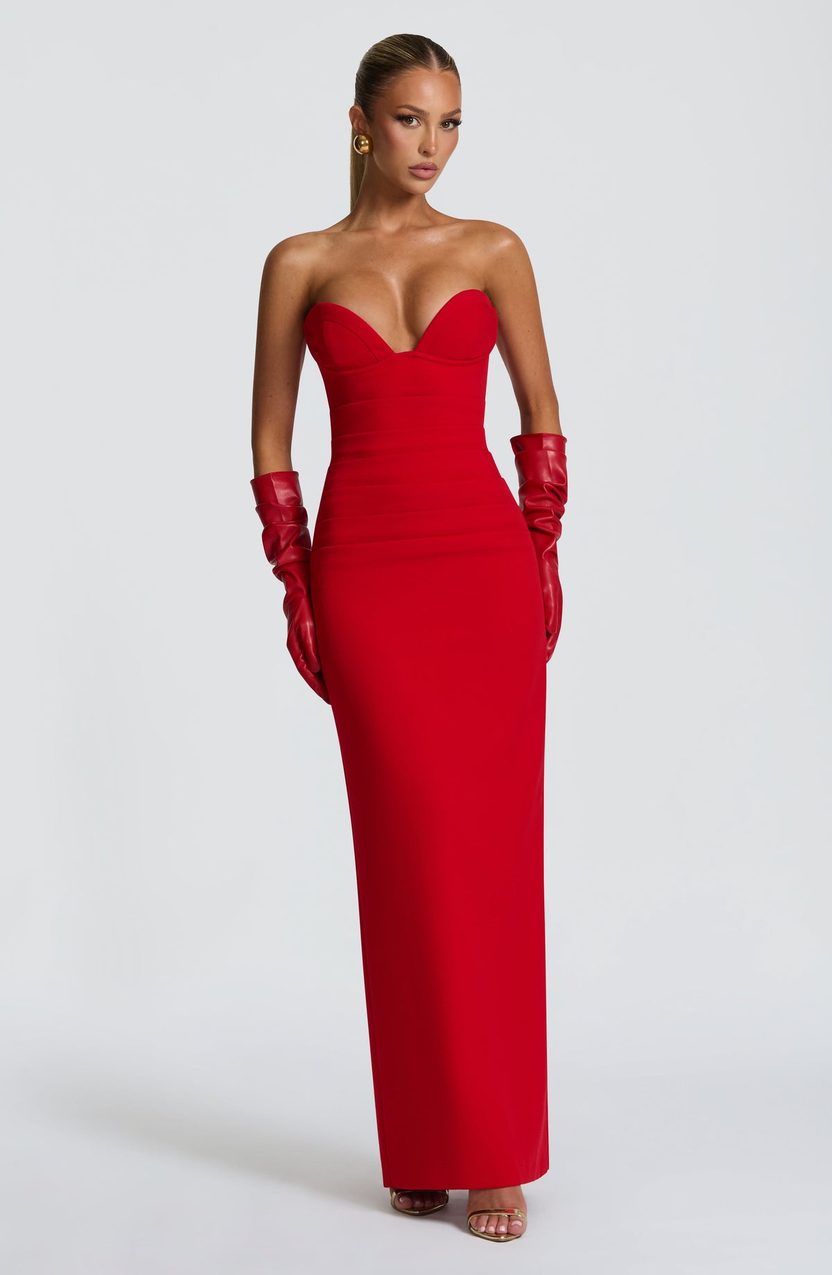 Belavie Lindsie Maxi Dress - Red