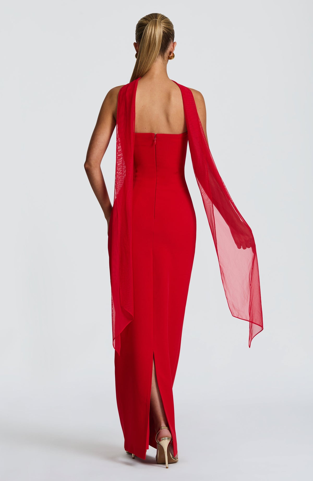 Belavie Lindsie Maxi Dress - Red