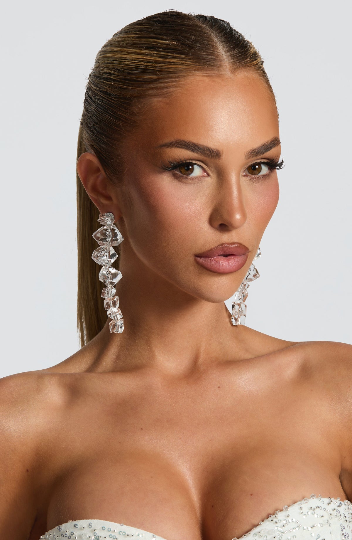 Belavie Luminella Earrings - Clear