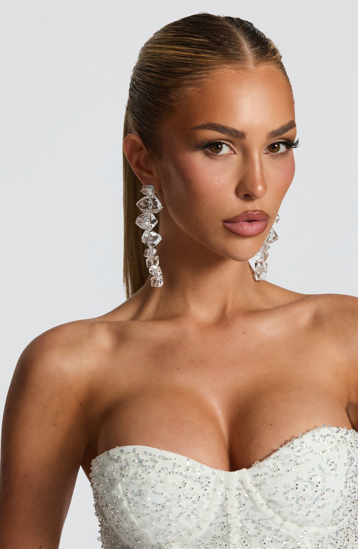 Belavie Luminella Earrings - Clear