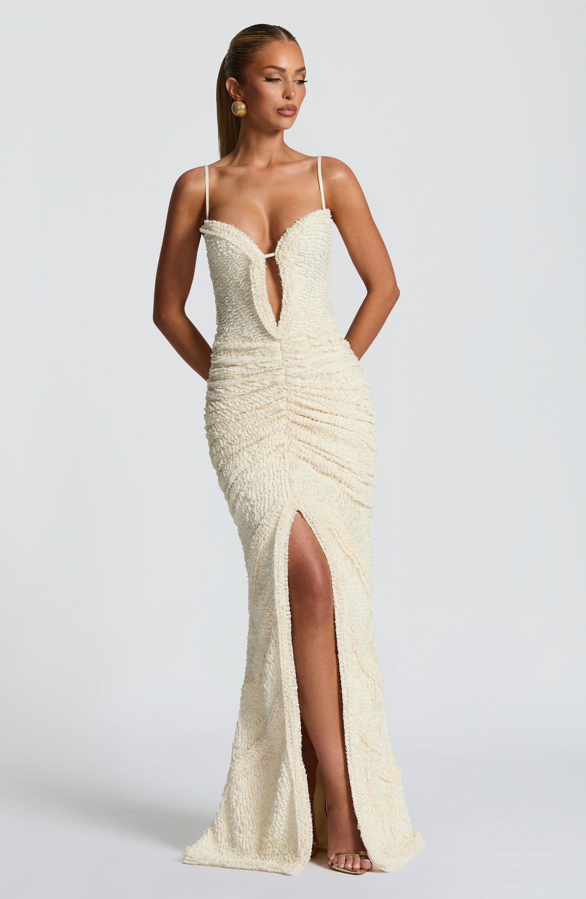 Belavie Lysandrella Maxi Dress - Ivory