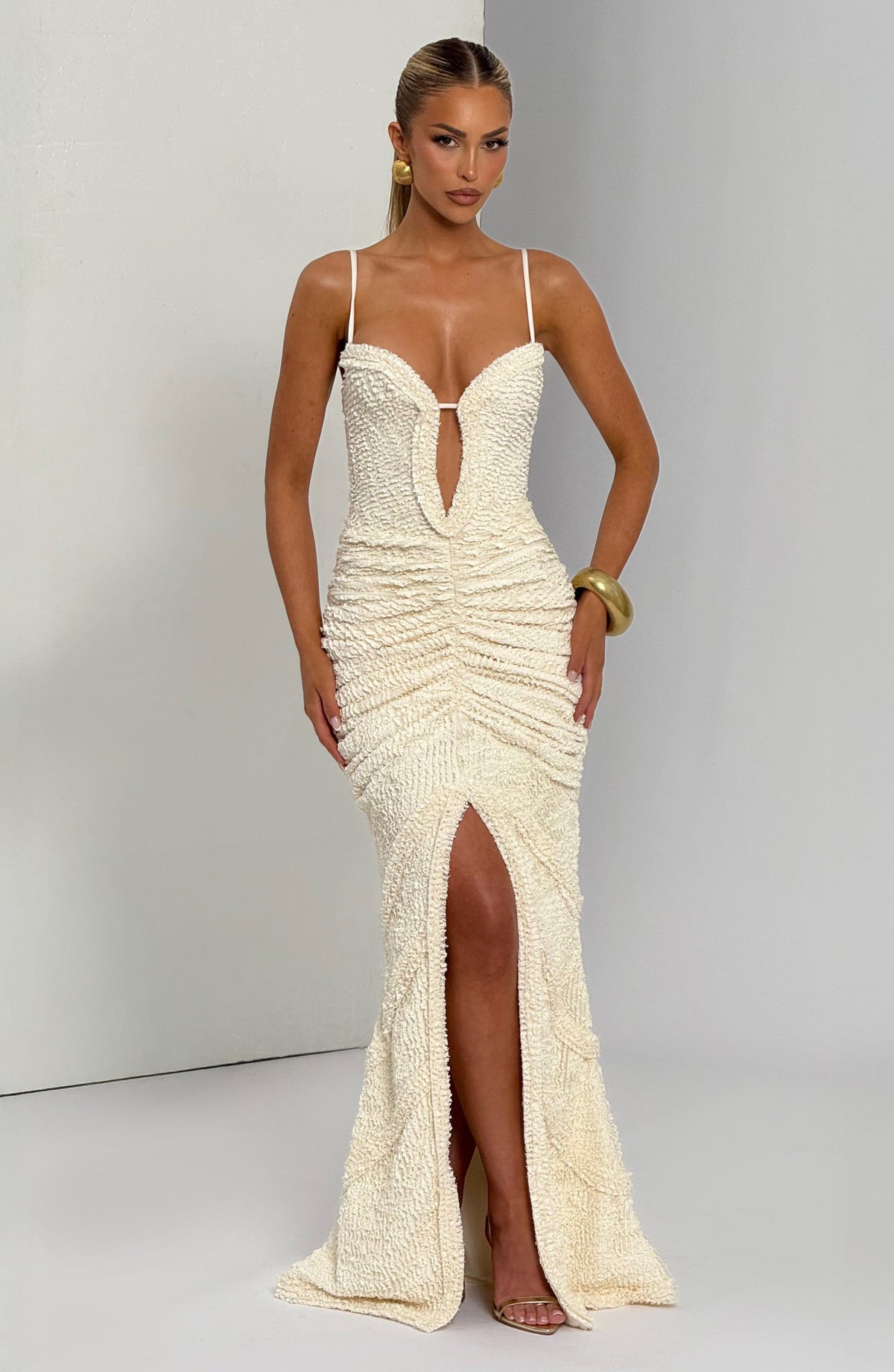 Belavie Lysandrella Maxi Dress - Ivory