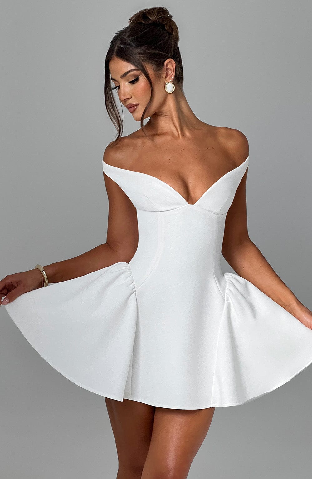 Belavie Marlella Mini Dress - Ivory