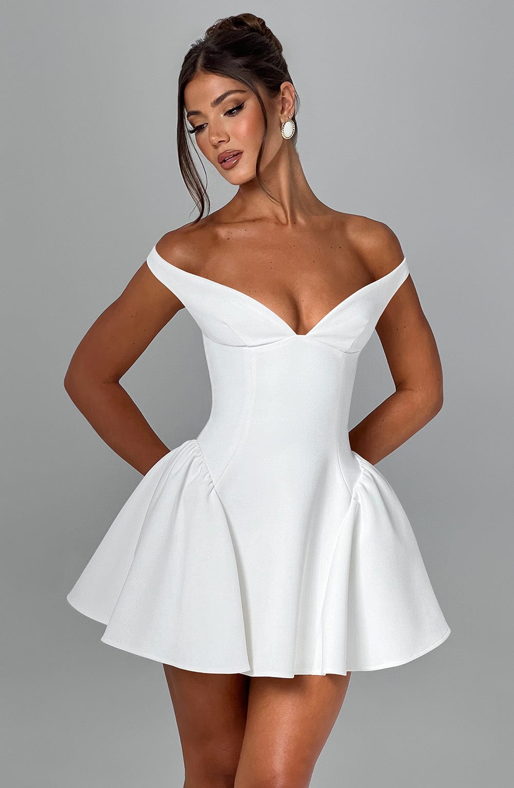 Belavie Marlella Mini Dress - Ivory