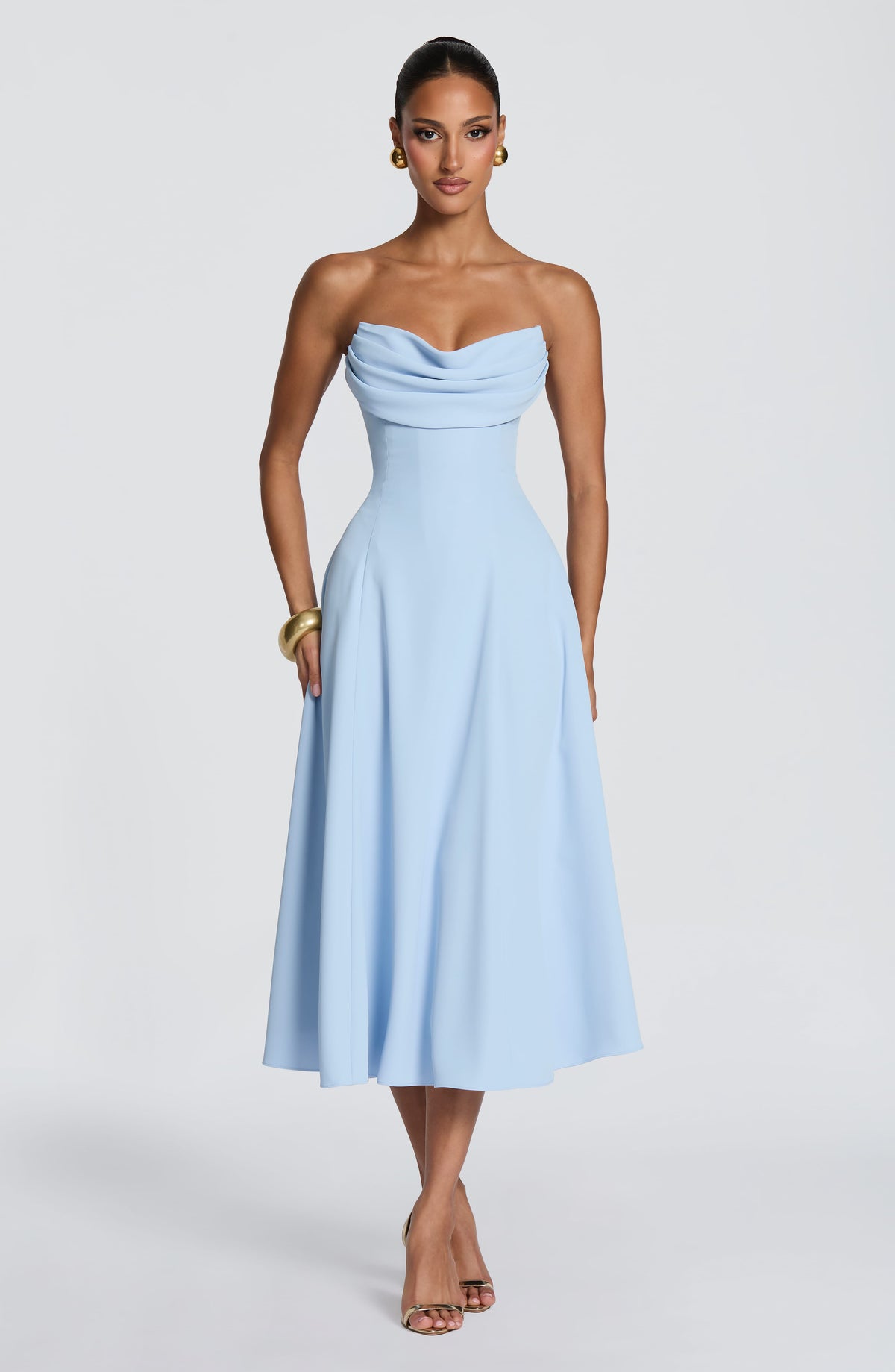 Belavie Marlowella Midi Dress - Glacier Blue