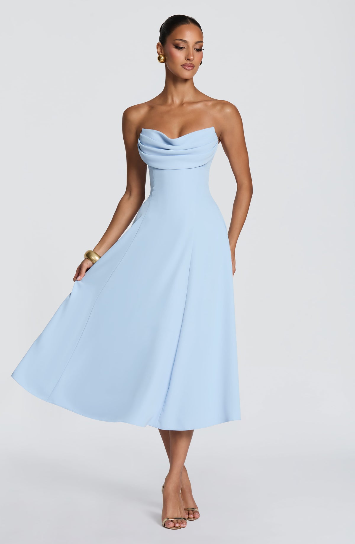 Belavie Marlowella Midi Dress - Glacier Blue