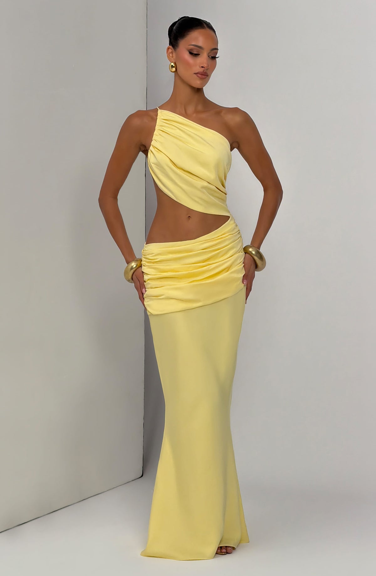Belavie Meadowa Maxi Dress - Lemon
