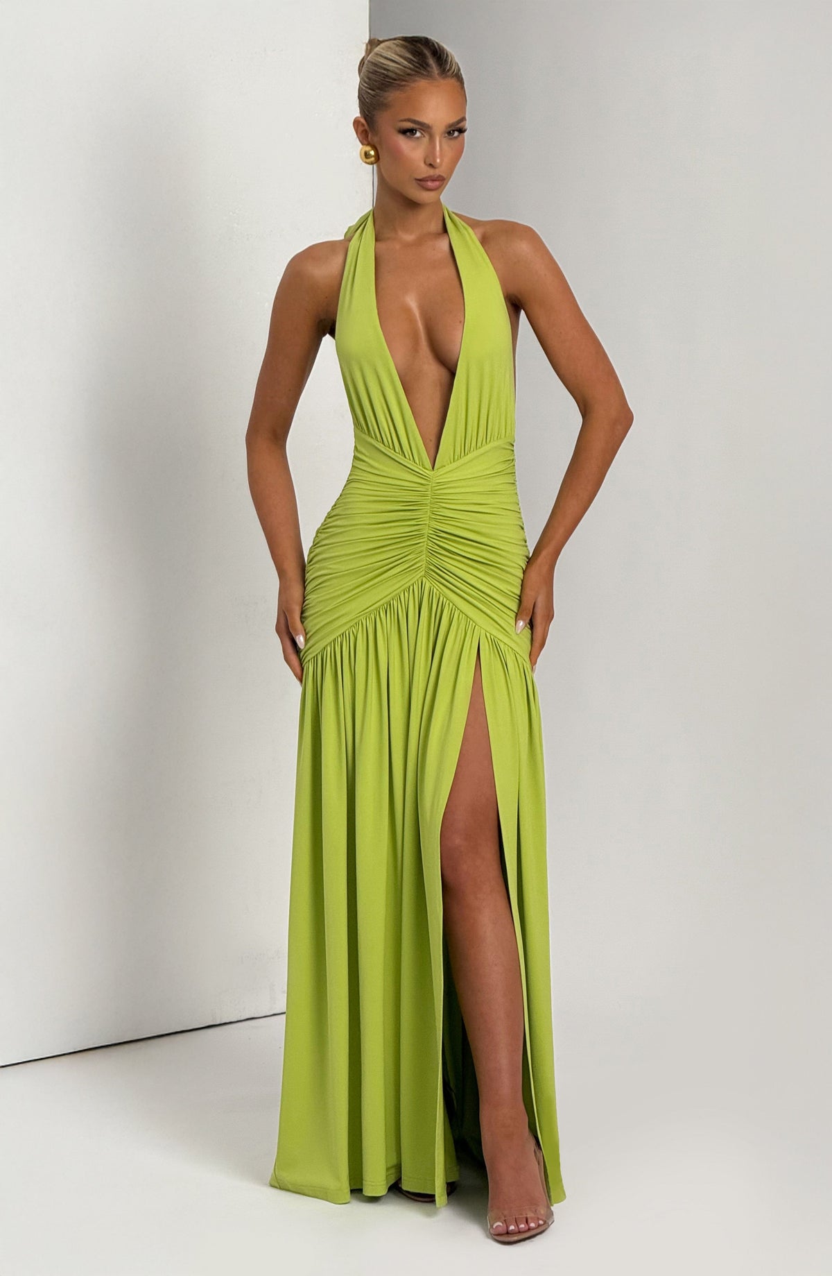 Belavie Melaniella Maxi Dress - Olive
