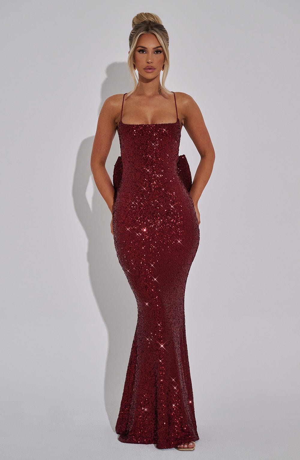 Belavie Meriditha Maxi Dress - Wine