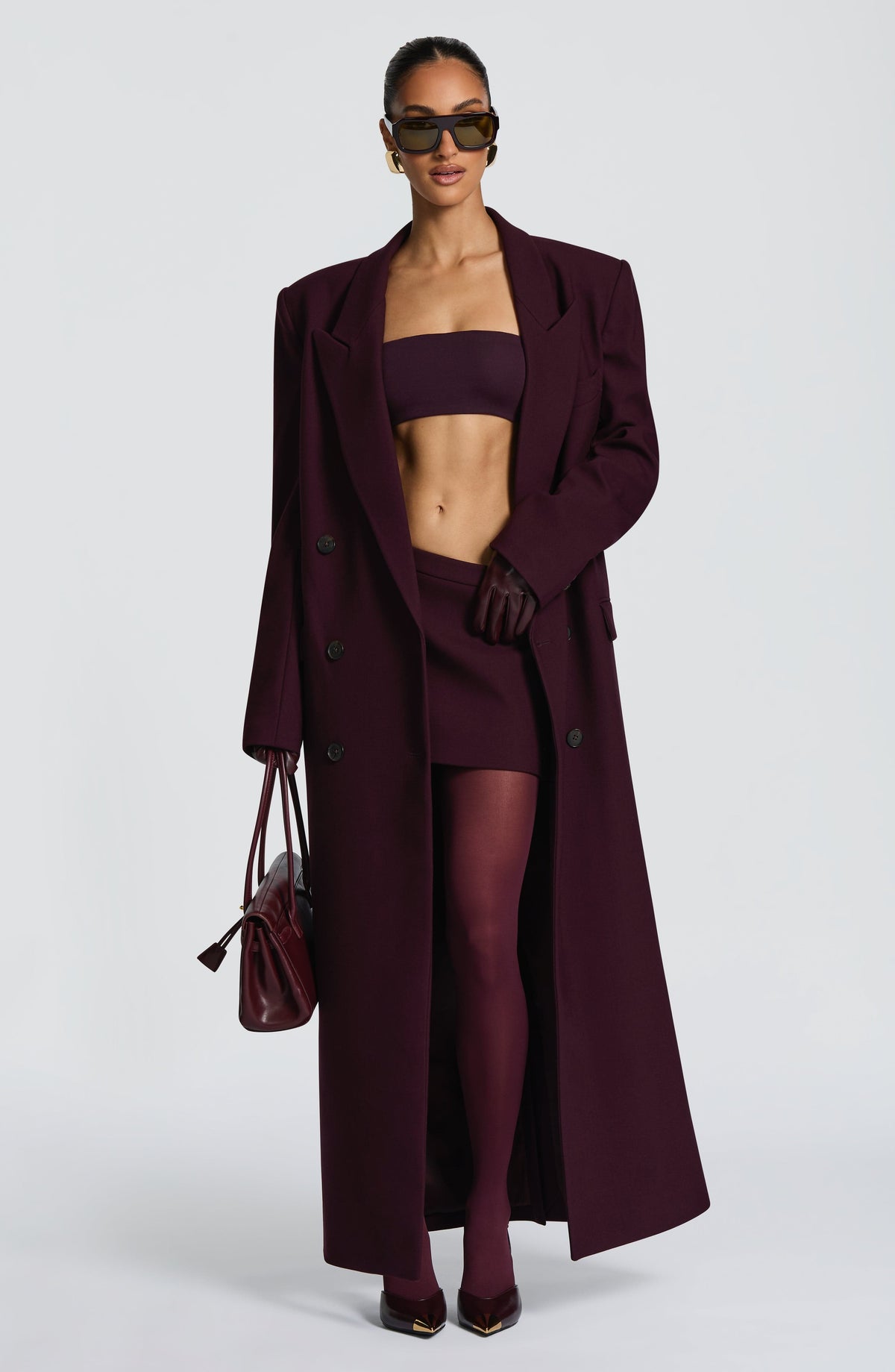 Belavie Michella Coat - Plum