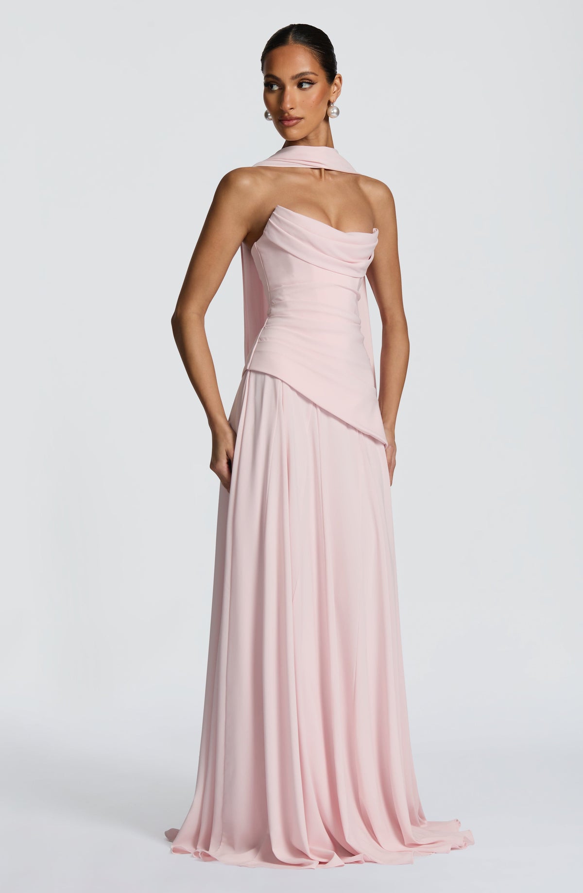 Belavie Milella Scarf - Blush