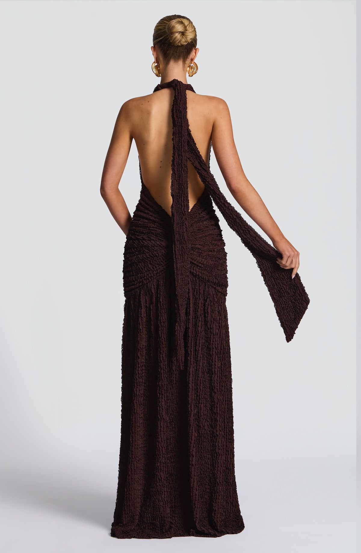 Belavie Minervella Maxi Dress - Plum Brown