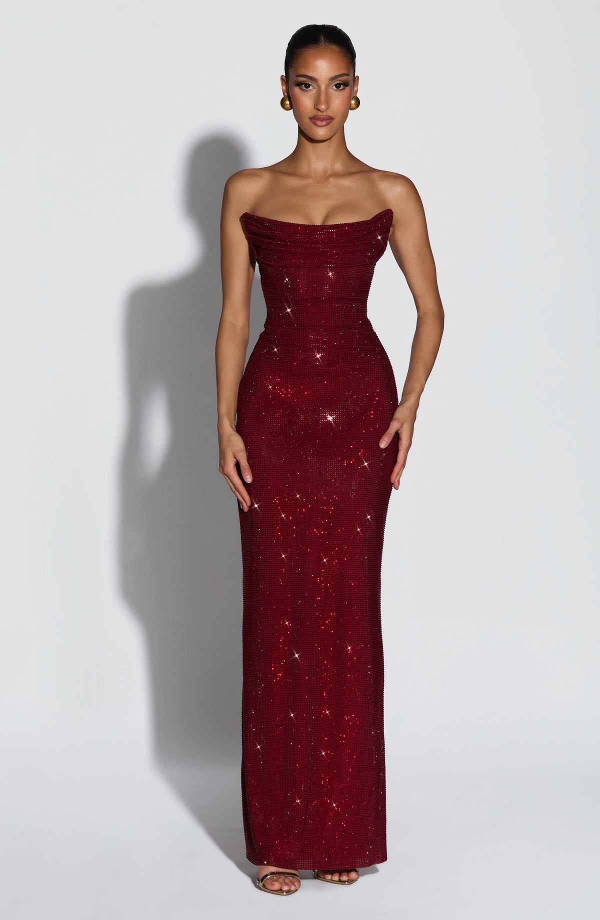 Belavie Mirabellella Maxi Dress - Burgundy