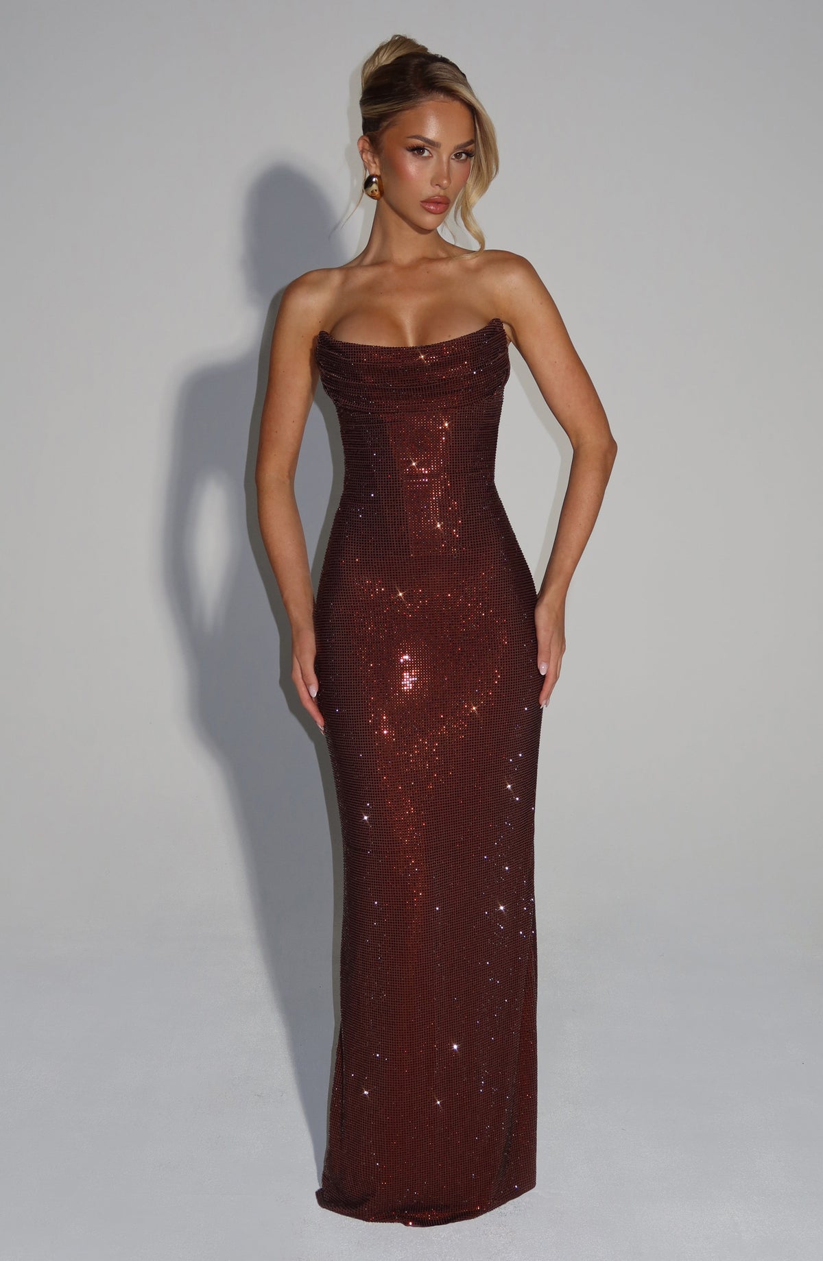 Belavie Mirabellella Maxi Dress - Plum Brown