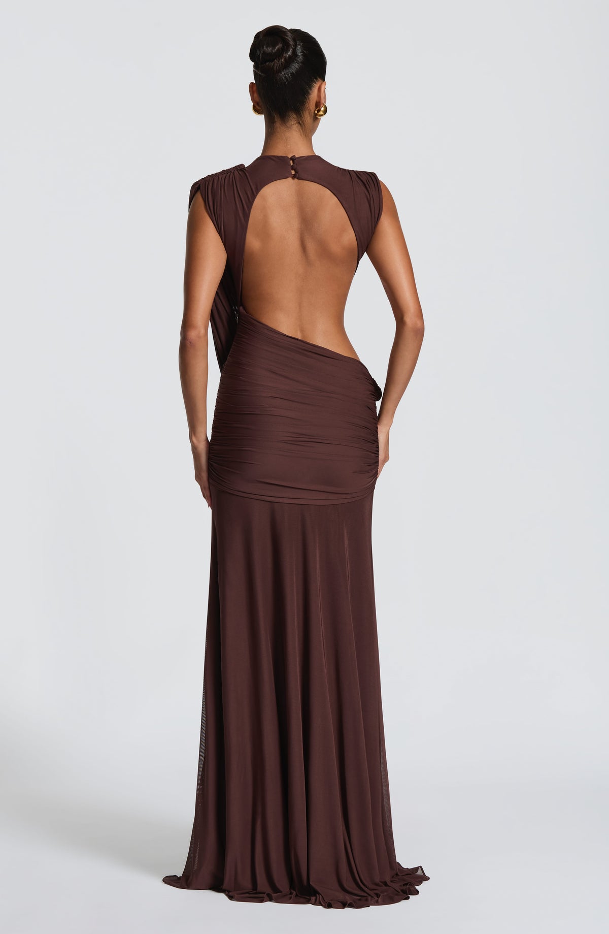 Belavie Mireyella Maxi Dress - Plum Brown