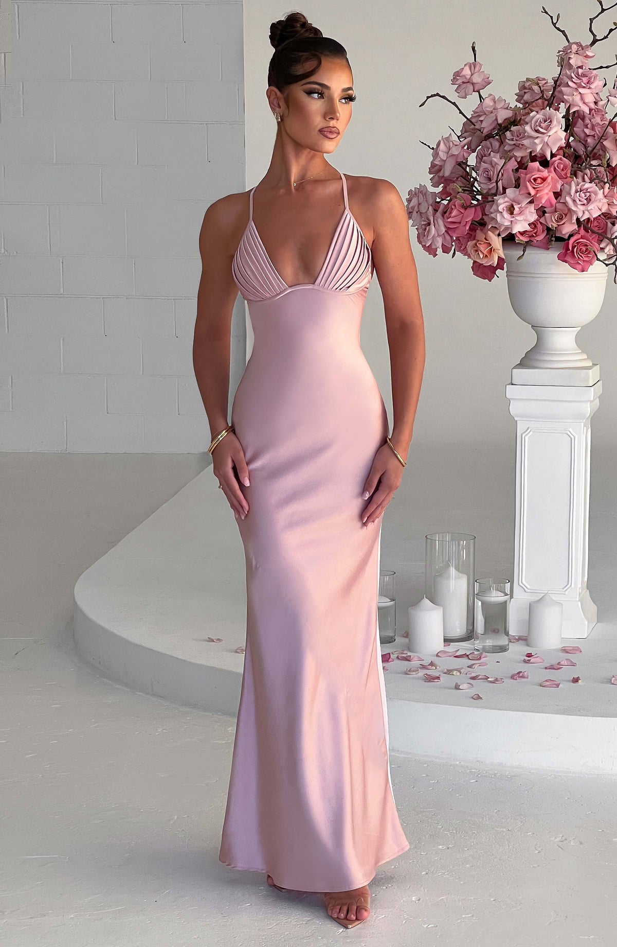 Belavie Miriama Maxi Dress - Blush