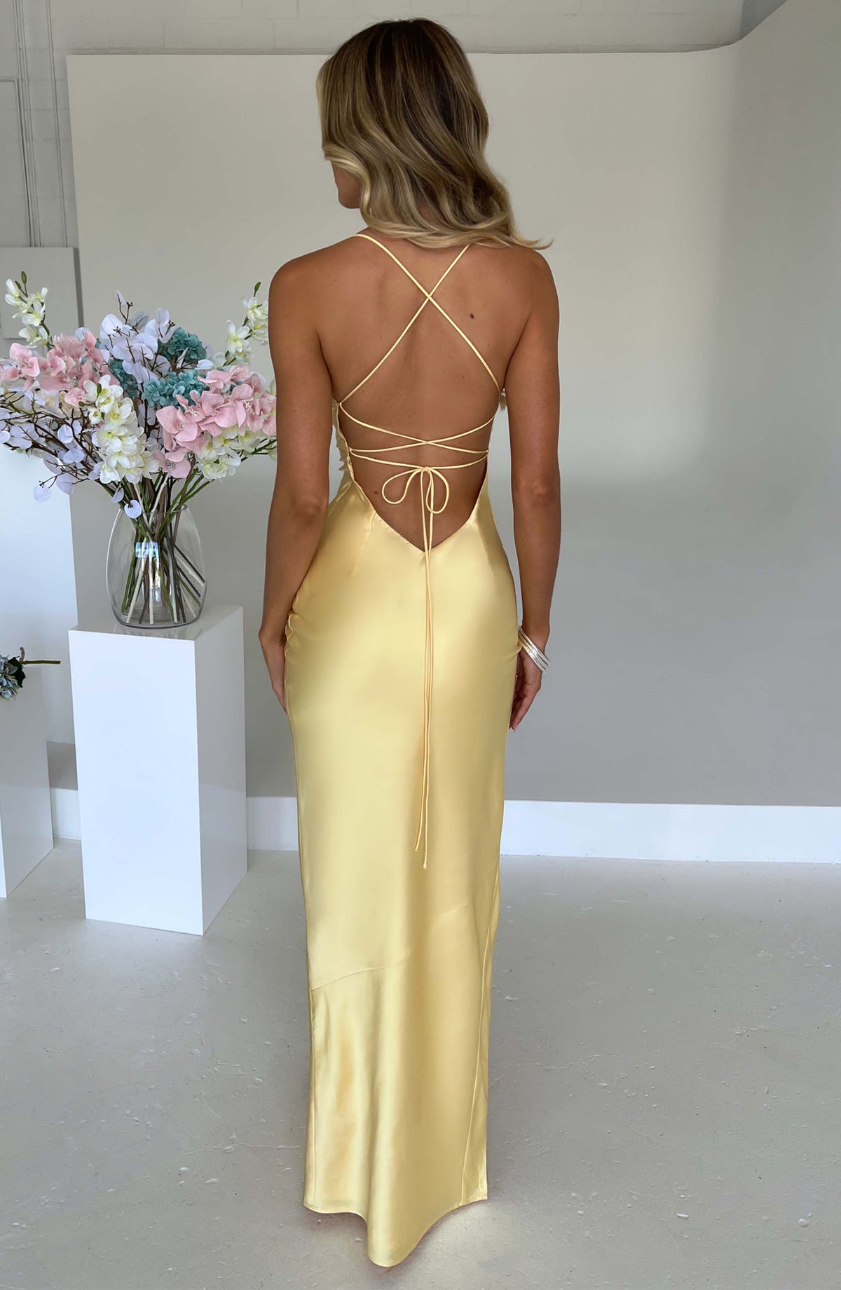 Belavie Mishella Maxi Dress - Lemon
