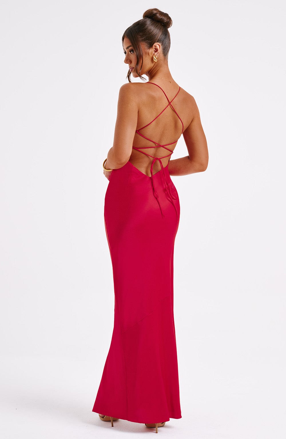 Belavie Mishella Maxi Dress - Red