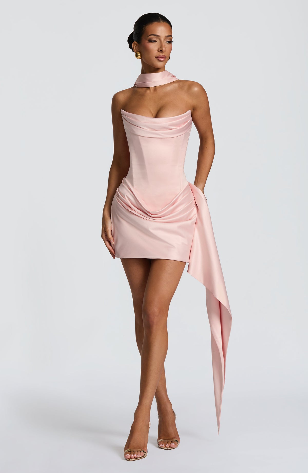 Belavie Monella Mini Dress - Blush