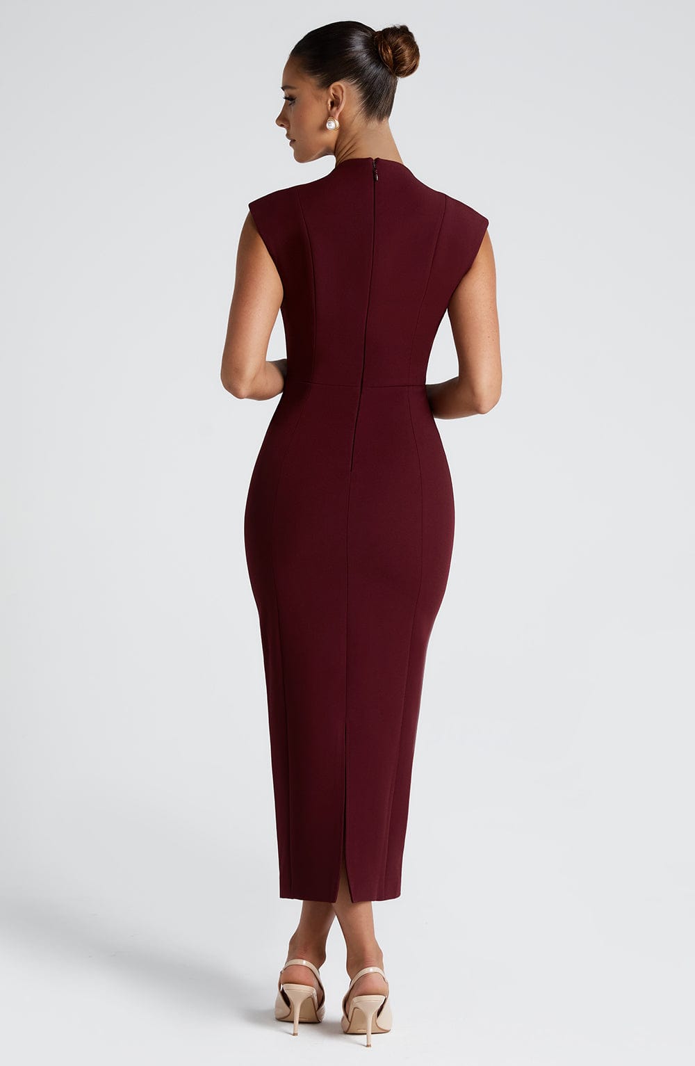 Belavie Nelliella Midi Dress - Cherry Lacquer