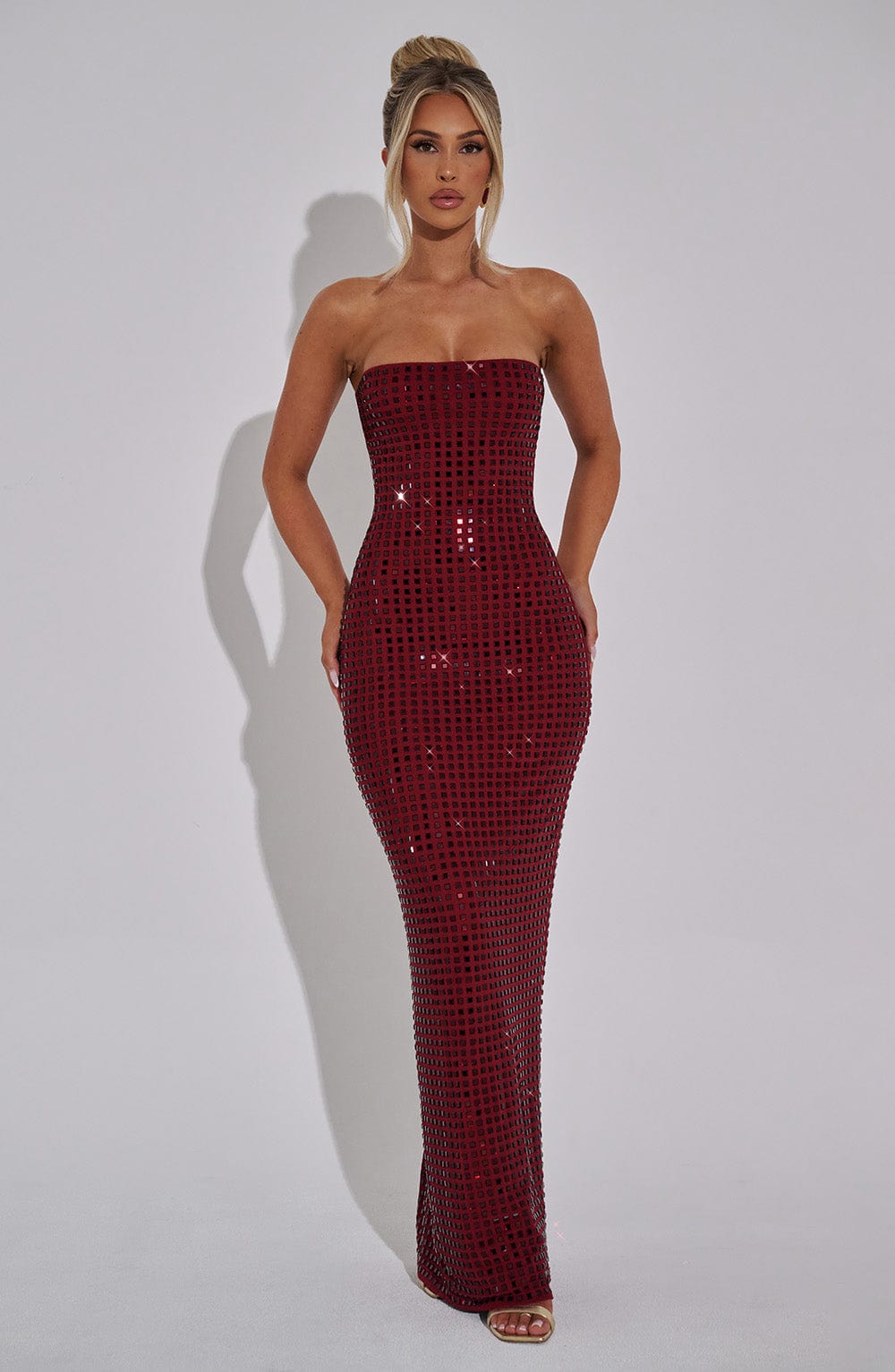 Belavie Neria Maxi Dress - Wine