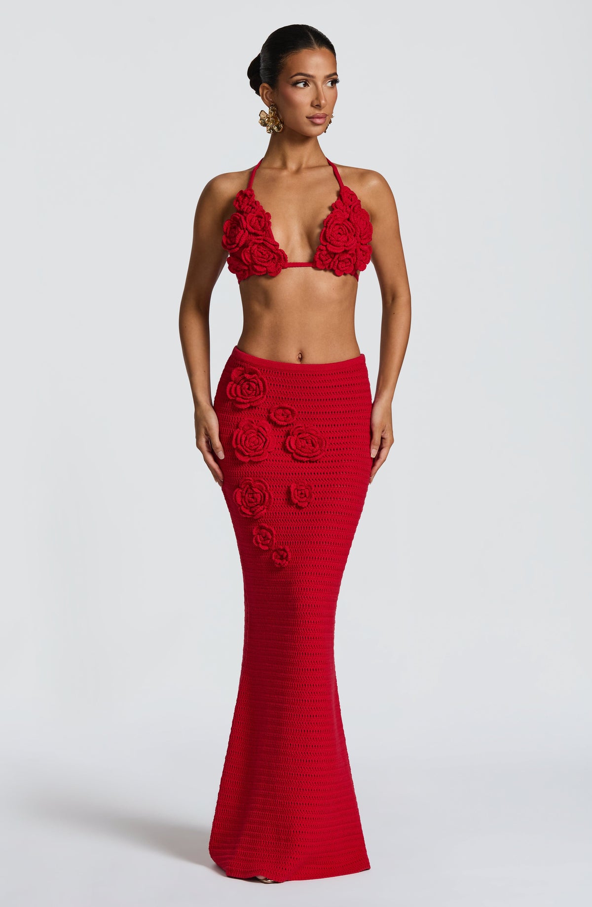 Belavie Neridella Maxi Skirt - Red