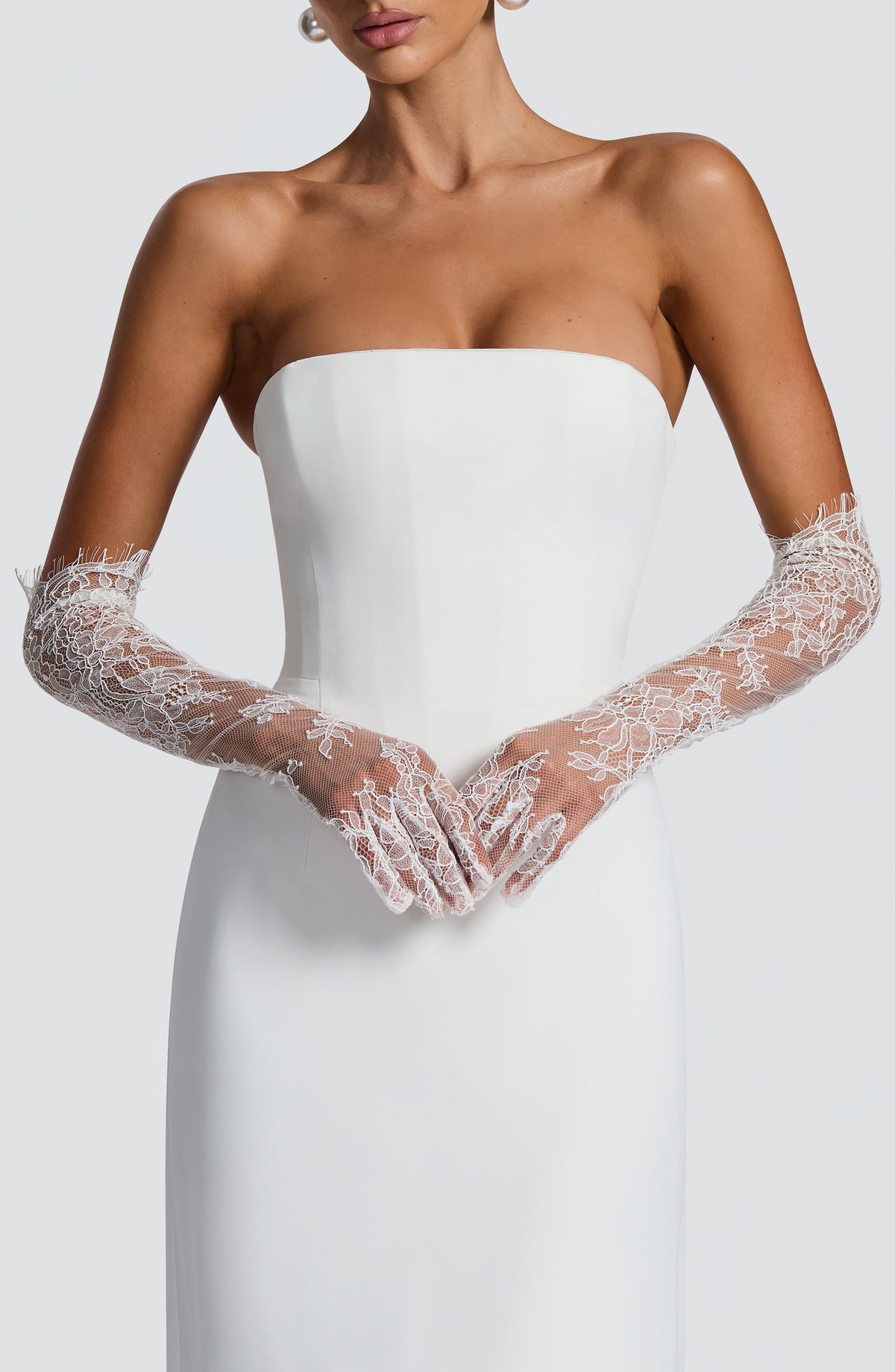 Belavie Niella Gloves - Ivory