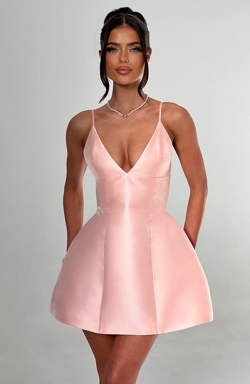 Belavie Nicolella Mini Dress - Peach