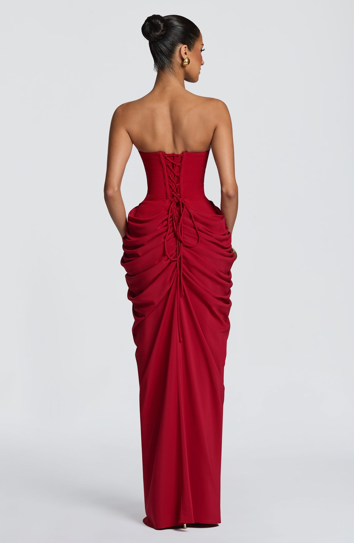 Belavie Nourella Maxi Dress - Deep Red
