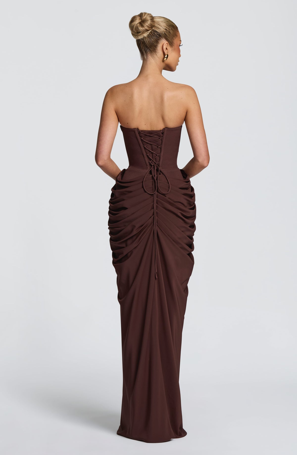Belavie Nourella Maxi Dress - Plum Brown